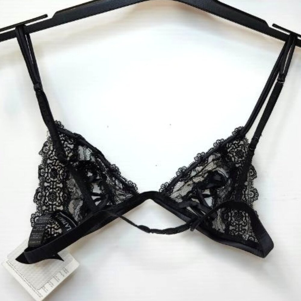 La Perla Women's Black Lingerie Lace Bralette Size 32B, 34B & 36B